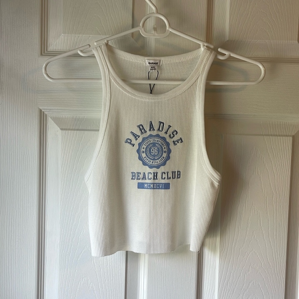 Garage crop top